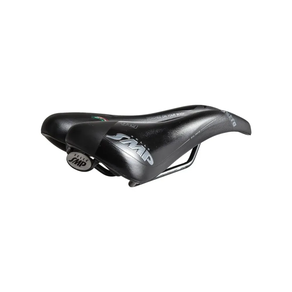Siodełko SMP EXTRA GEL Szerokość 140 mm Stalowe szyny Czarny