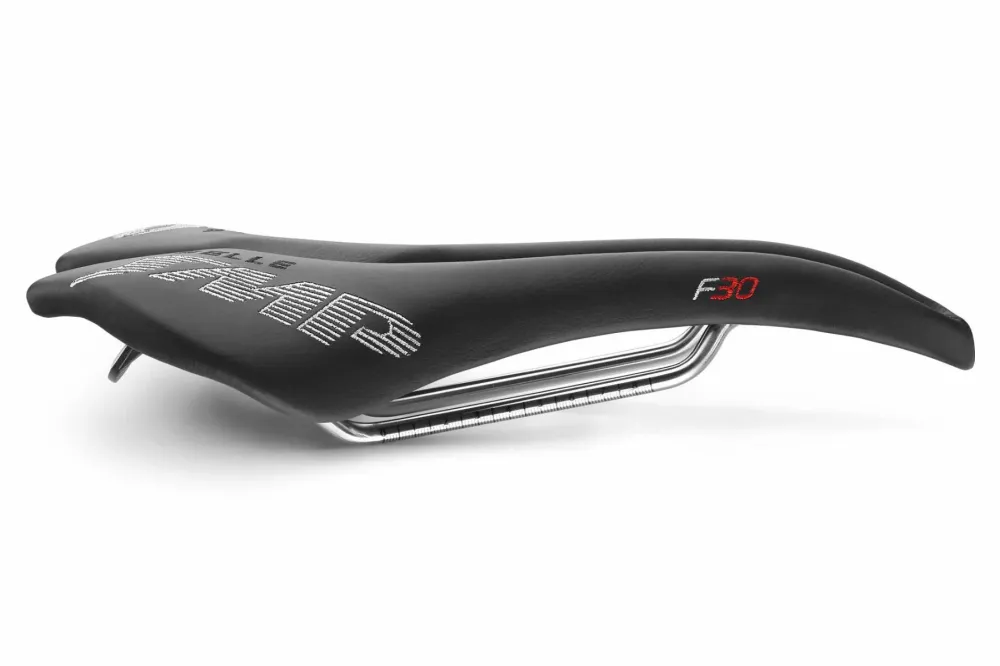 Siodełko SMP F30 Szerokość 149 mm Szyny ze stali nierdzewnej Czarne