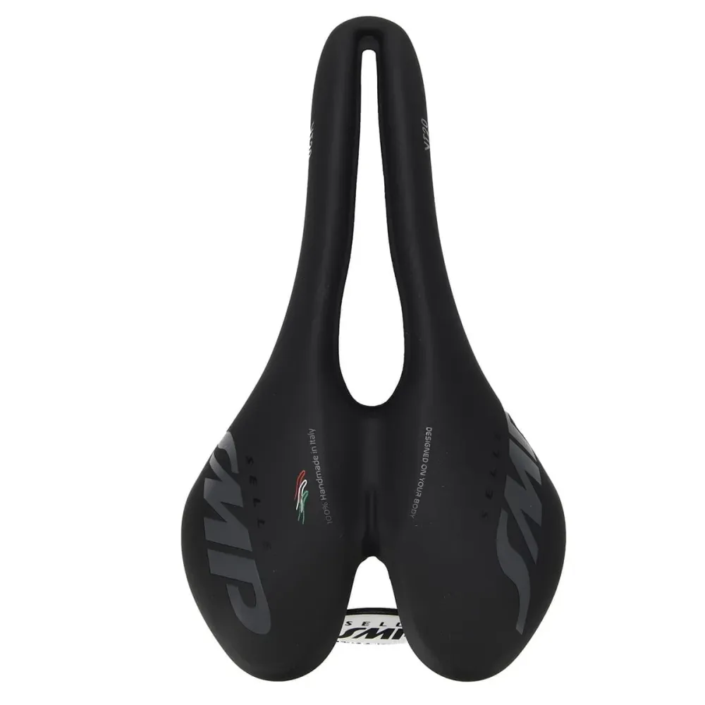 Siodełko SMP VT20 szerokość 142 mm stalowe szyny czarne