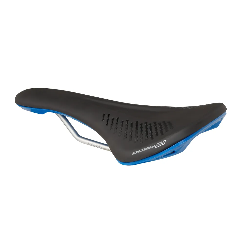 Siodełko SPANK OOZY 220 144mm CrN/Ti Rails Blue