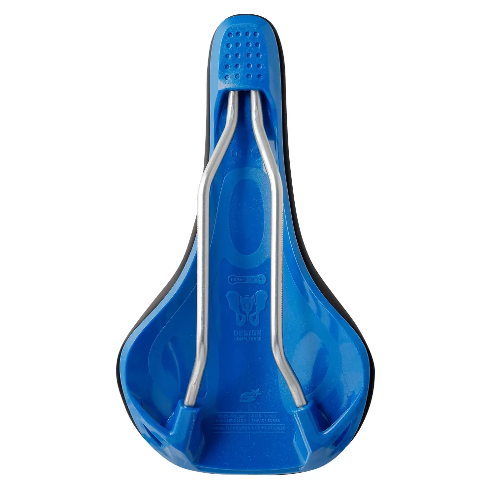 Siodełko SPANK OOZY 220 144mm CrN/Ti Rails Blue