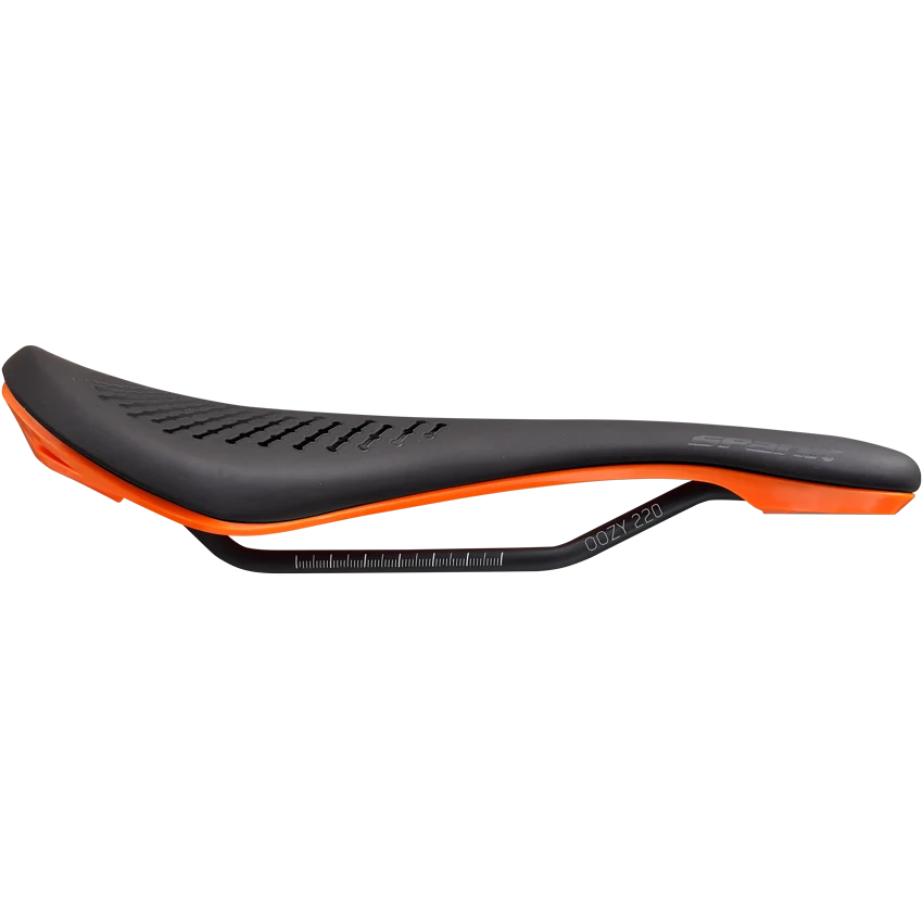 Siodełko SPANK OOZY 220 144mm CrN/Ti Rails Orange