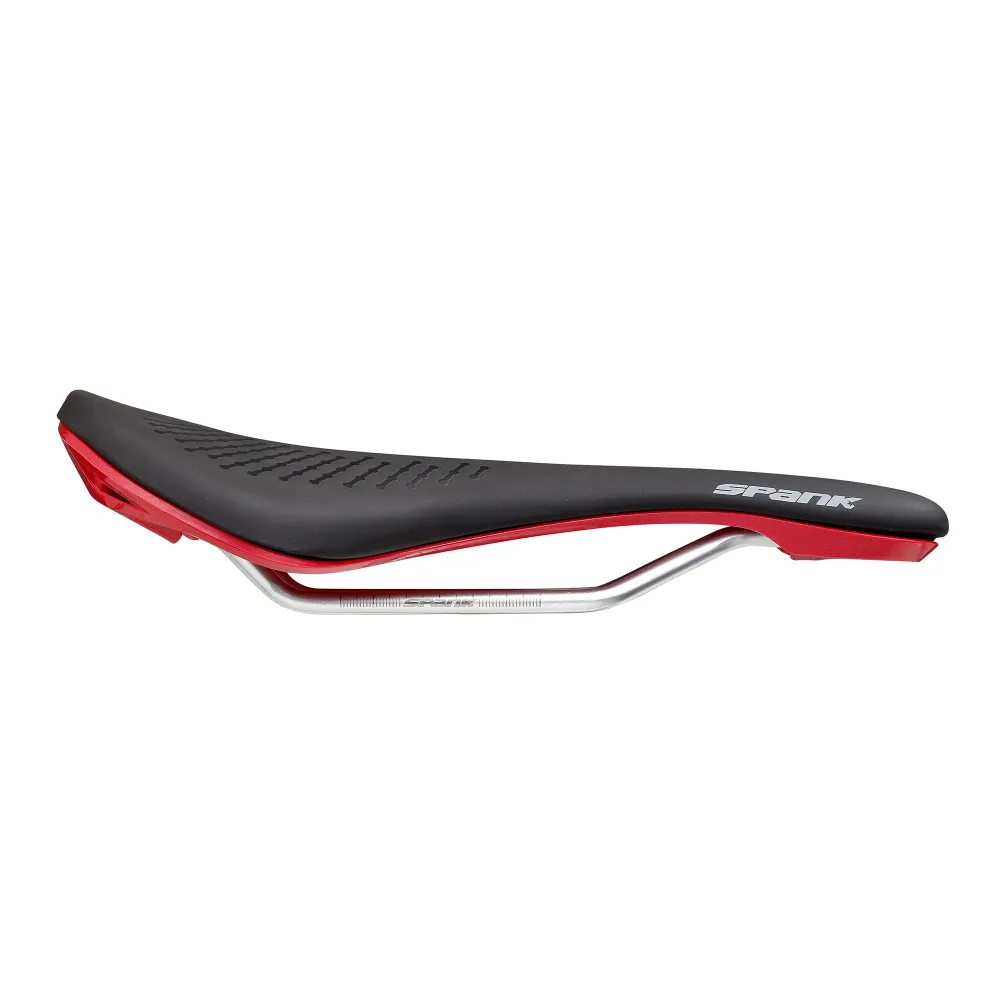 Siodełko SPANK OOZY 220 144mm CrN/Ti Rails Red