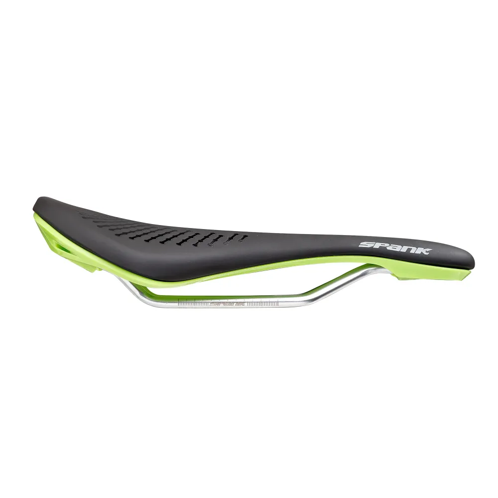 Siodełko SPANK OOZY 220 144mm CrN/Ti Rails Green