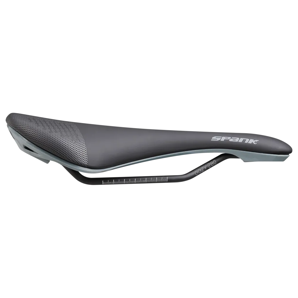 Siodełko SPANK OOZY 280 144mm CrMo Rails Grey