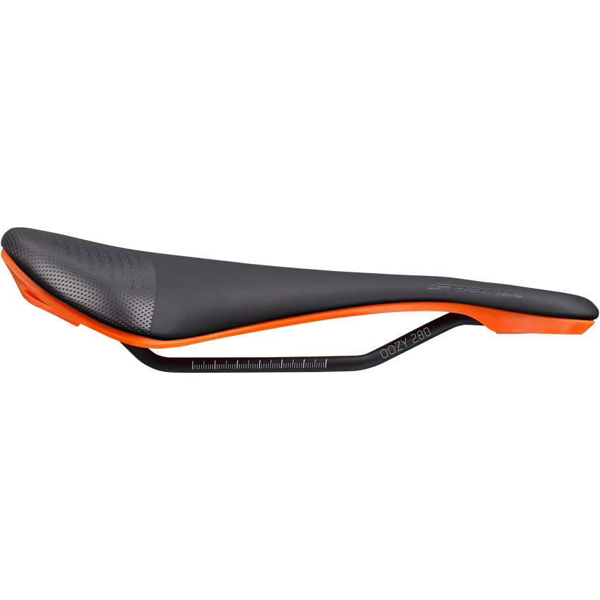 Siodełko SPANK OOZY 280 144mm CrMo Rails Orange