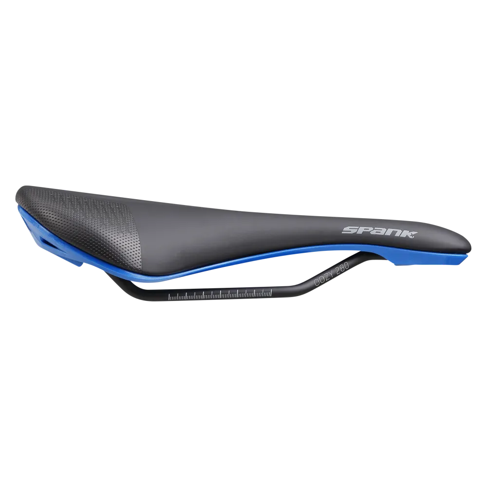 Siodełko SPANK OOZY 280 144mm CrMo Rails Blue
