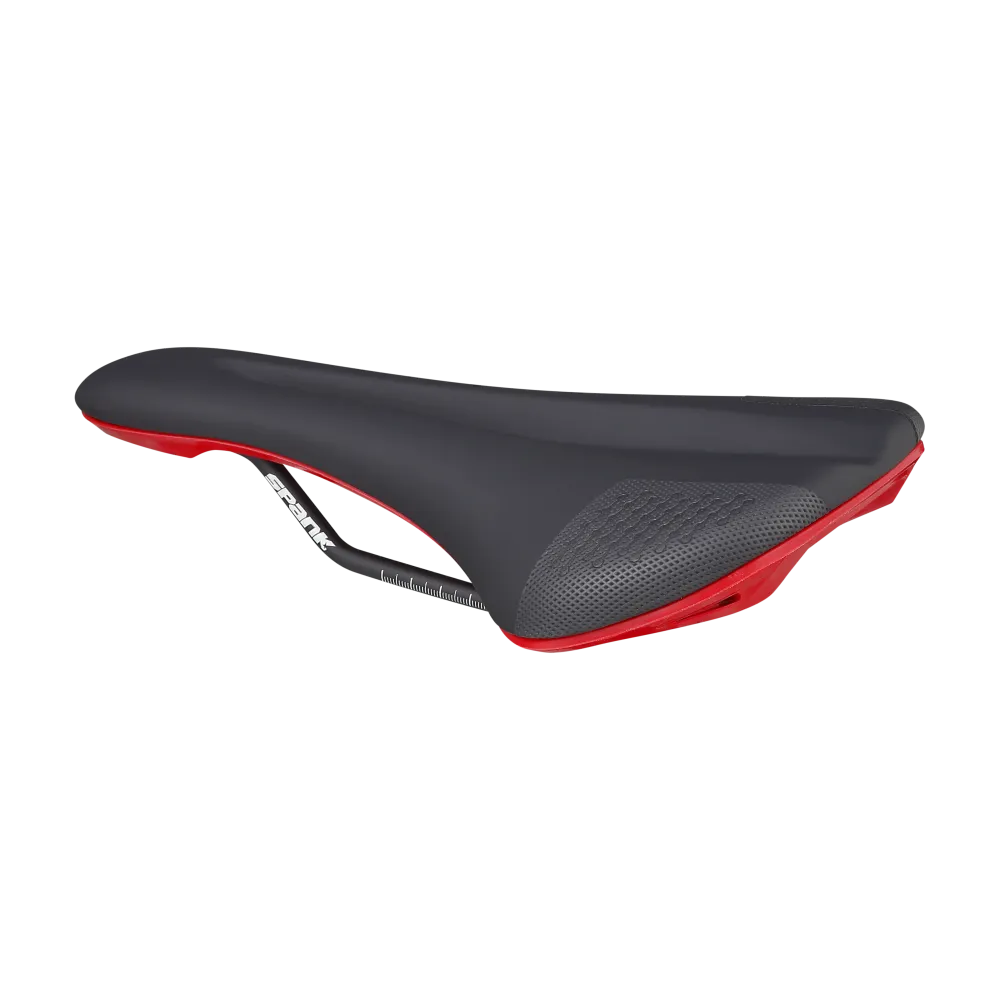 Siodełko SPANK OOZY 280 144mm szyny CrMo czerwone