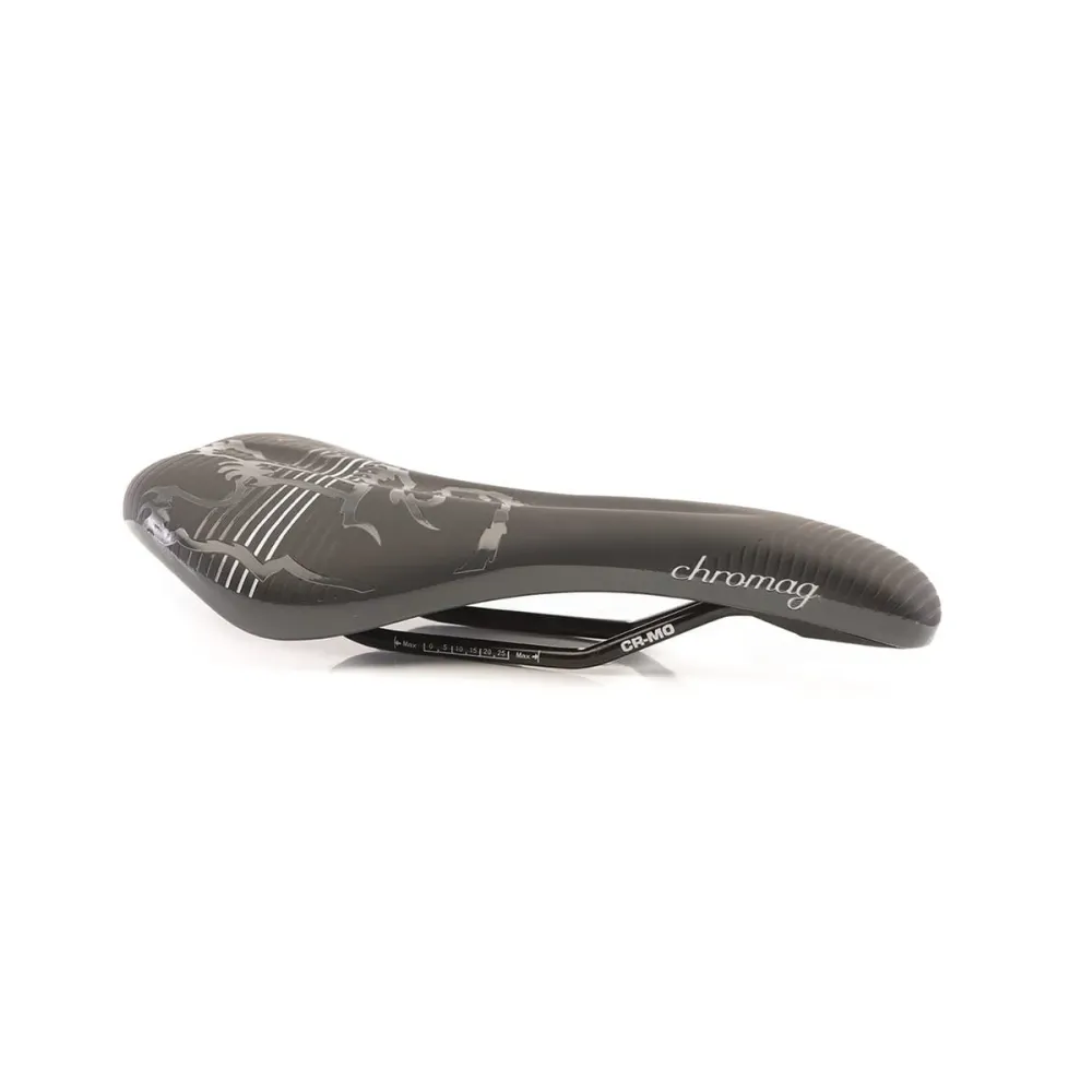 Siodło CHROMAG JUNIPER Women Leather Rails CrMo Black