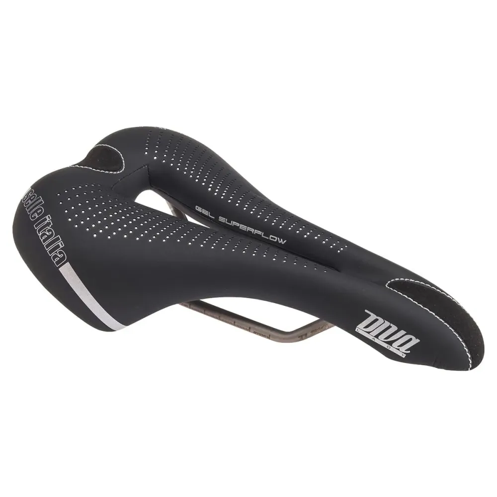 Siodło SELLE ITALIA DIVA GEL SUPERFLOW L Szyny damskie TI316