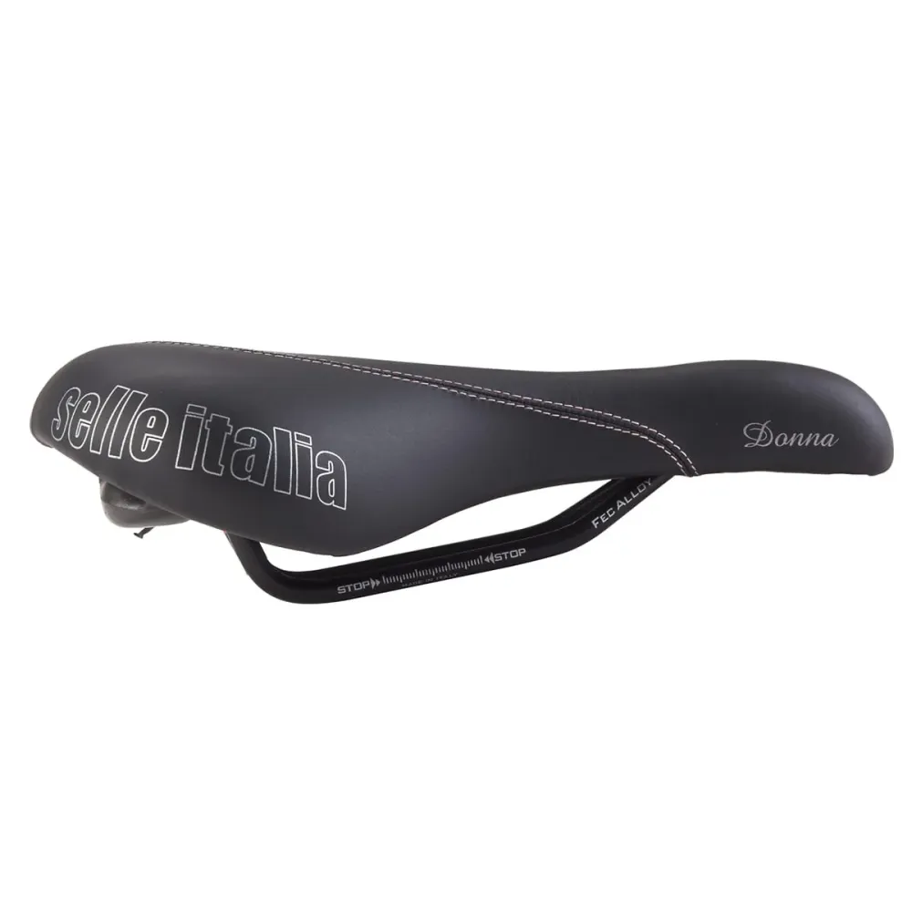 Siodło SELLE ITALIA DONNA GEL FLOW TM Szyny damskie manganowe
