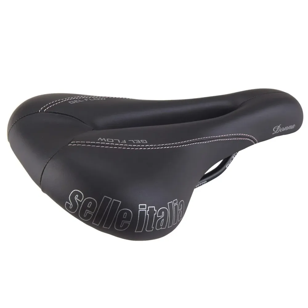 Siodło SELLE ITALIA DONNA GEL FLOW TM Szyny damskie manganowe