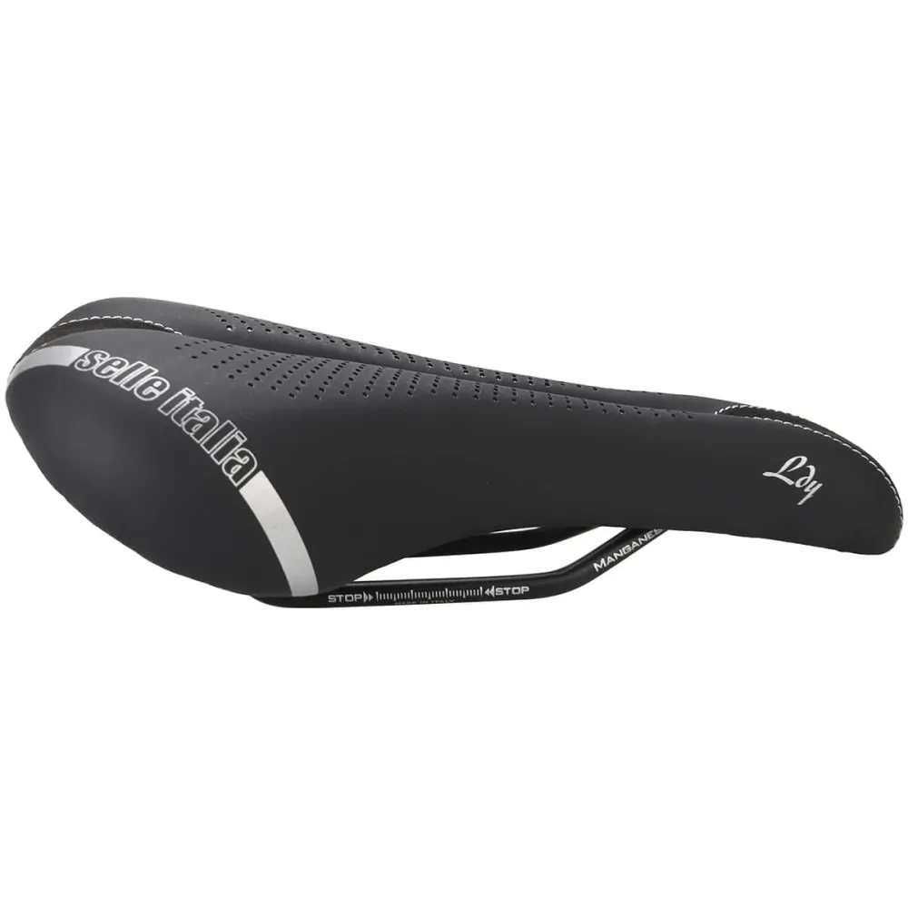 Siodło SELLE ITALIA LADY GEL FLOW L Szyny damskie Manganese Black
