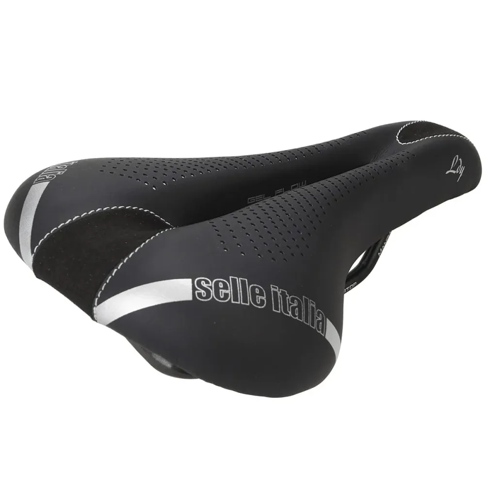 Siodło SELLE ITALIA LADY GEL FLOW L Szyny damskie Manganese Black