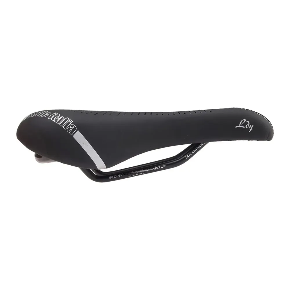 Siodło SELLE ITALIA LADY GEL FLOW S Szyny damskie Manganese Black