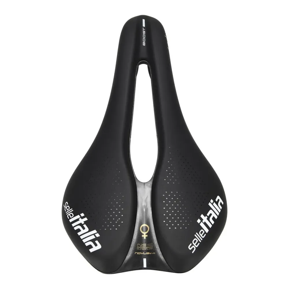 Siodło SELLE ITALIA NOVUS EVO BOOST SUPERFLOW LADY Szyny damskie Manganese
