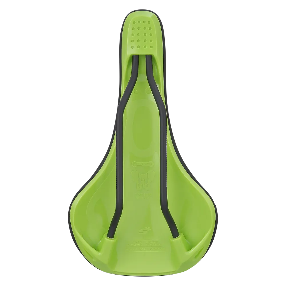 Siodło skórzane SPANK SPIKE 160 CrMo Rails Green