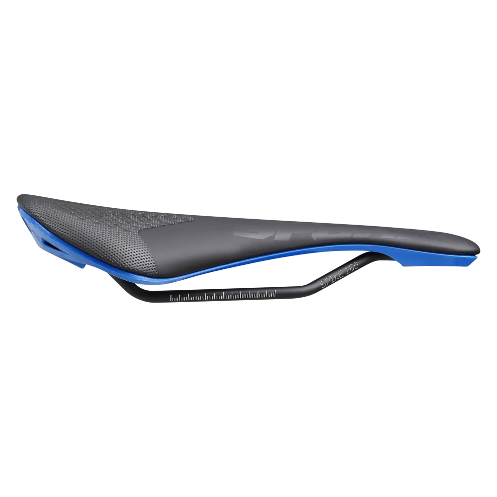 Siodło skórzane SPANK SPIKE 160 CrMo Rails Blue