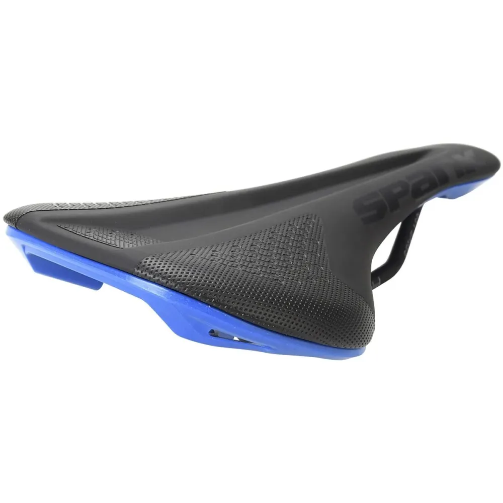 Siodło skórzane SPANK SPIKE 160 CrMo Rails Blue