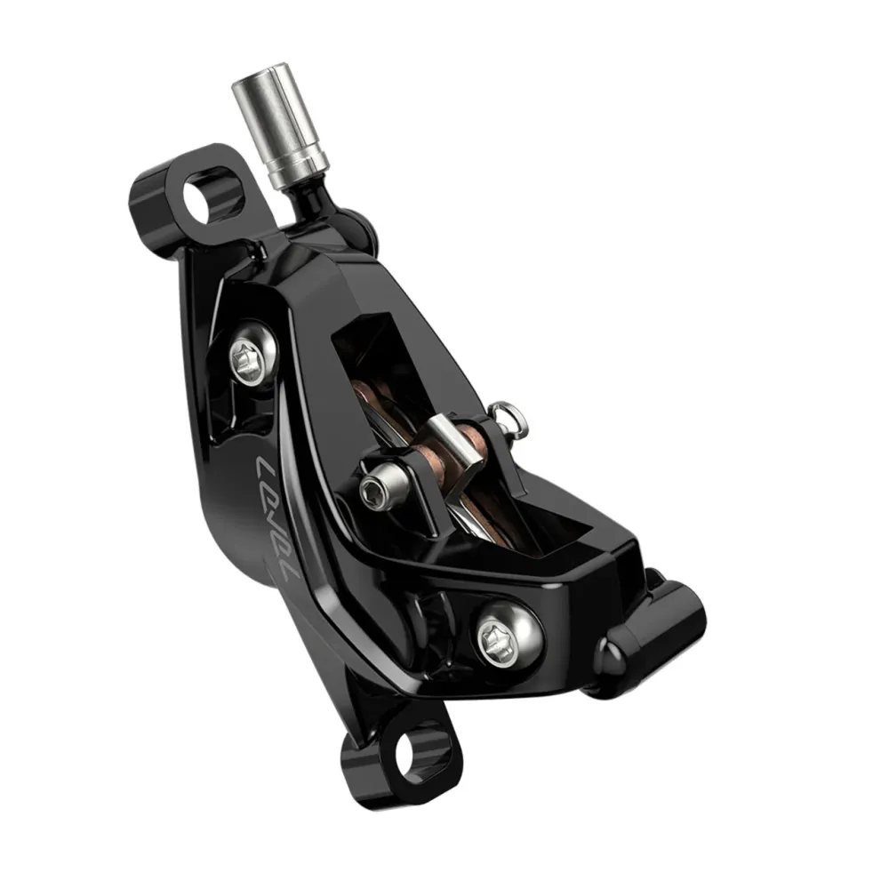 SRAM LEVEL SILVER STEALTH 4-tłoczkowy hamulec przedni czarny
