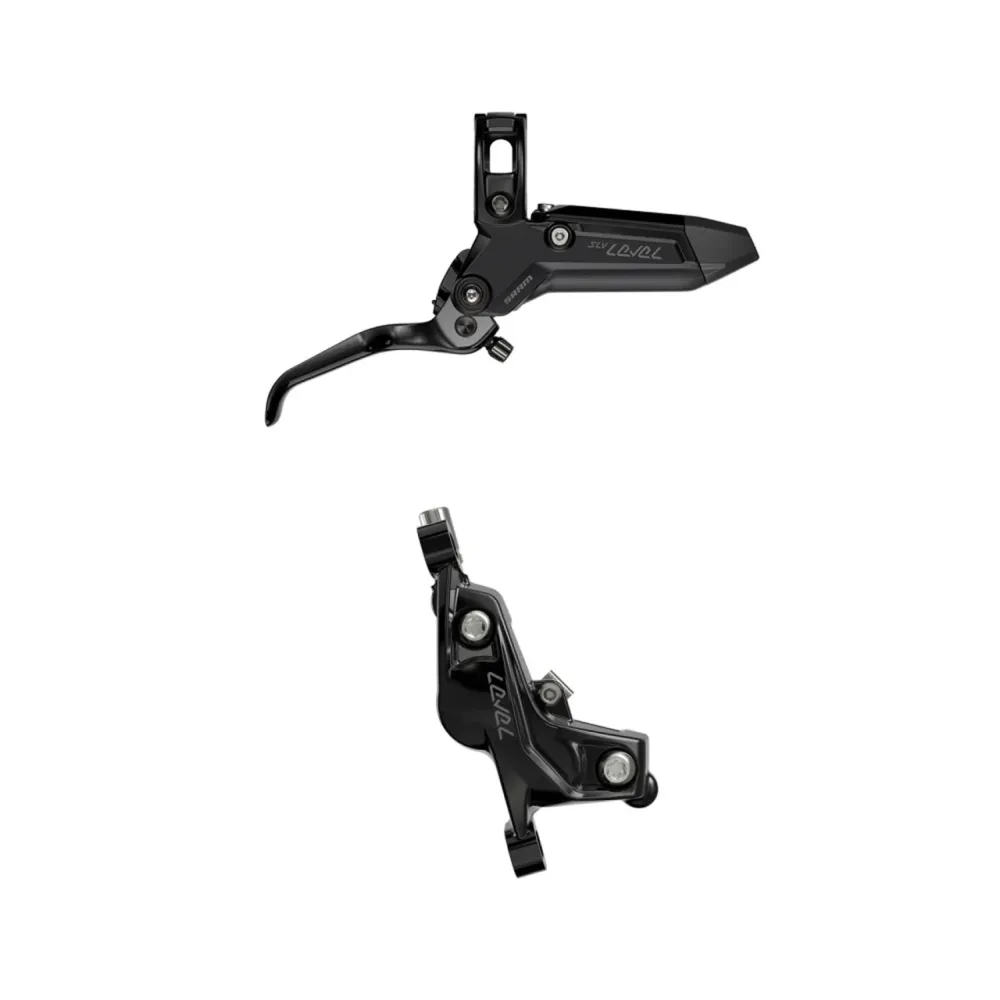 SRAM LEVEL SILVER STEALTH 4-tłoczkowy hamulec przedni czarny