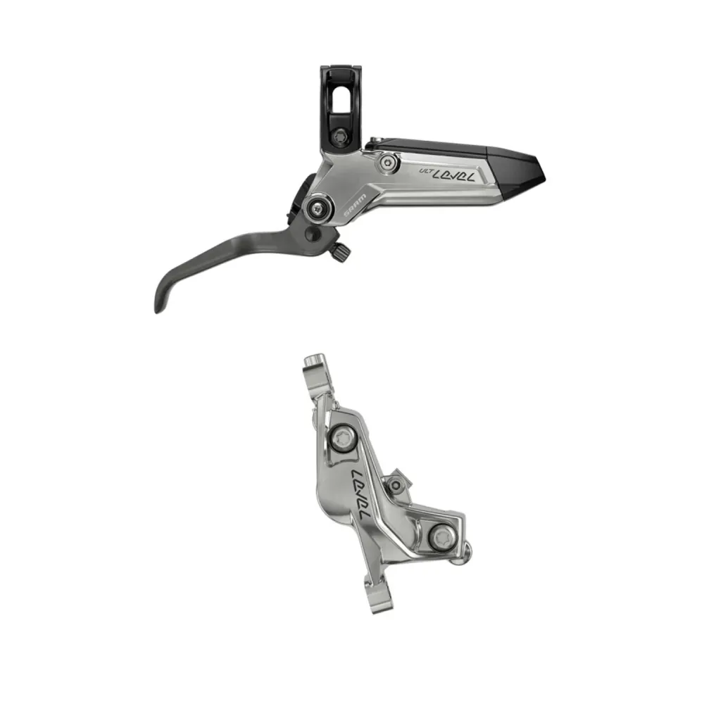 SRAM LEVEL ULTIMATE STEALTH 4-tłoczkowy hamulec przedni srebrny