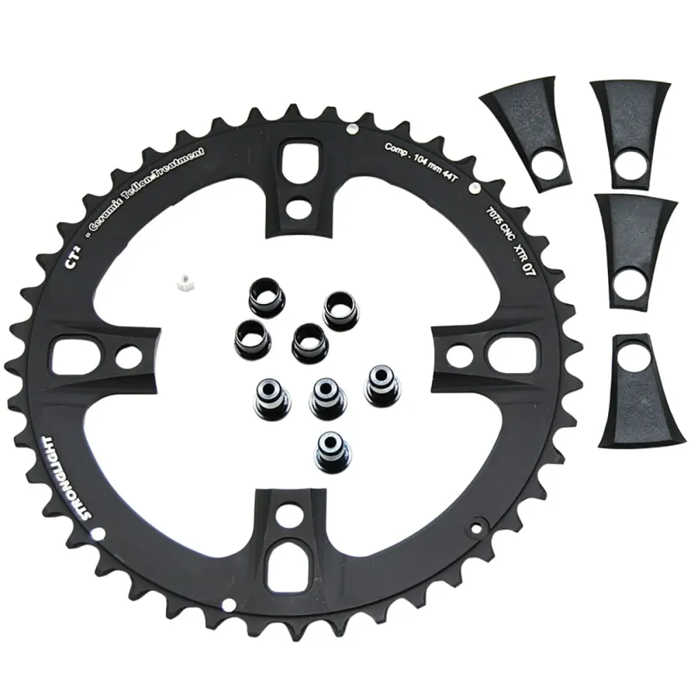 STRONGLIGHT CT² SHIMANO XTR M970 9V 4-otworowa tarcza łńcuchowa 104 mm do zastosowań zewnętrznych
