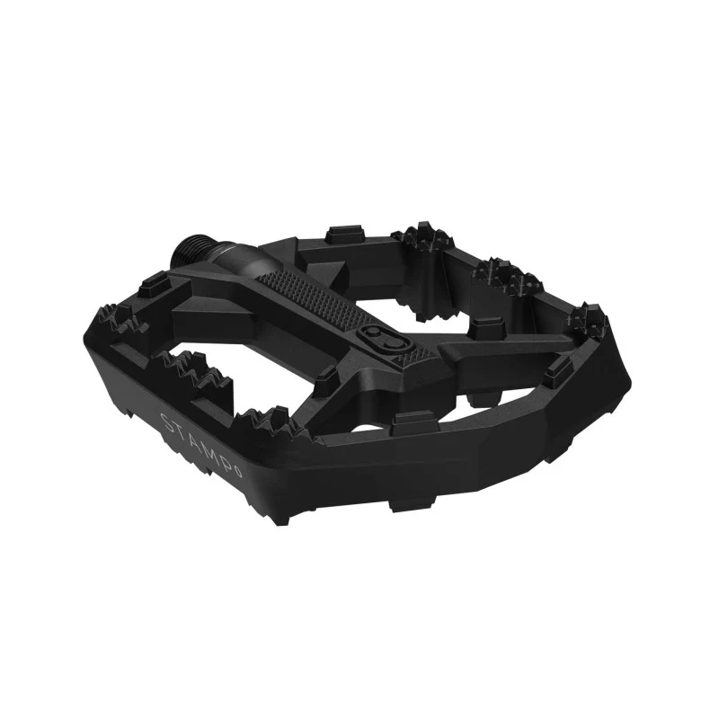 Szerokie płaskie pedały CRANKBROTHERS STAMP 0 czarne