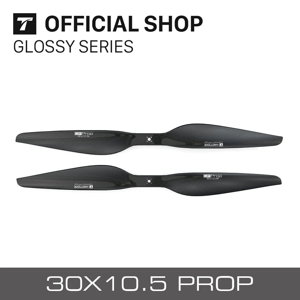 2 sztuk/para t-motor G30x10.5 podpórka z włókna węglowego-G30*10.5 cala duże śmigło uav dla dużego drona VTOL Multirotor U...