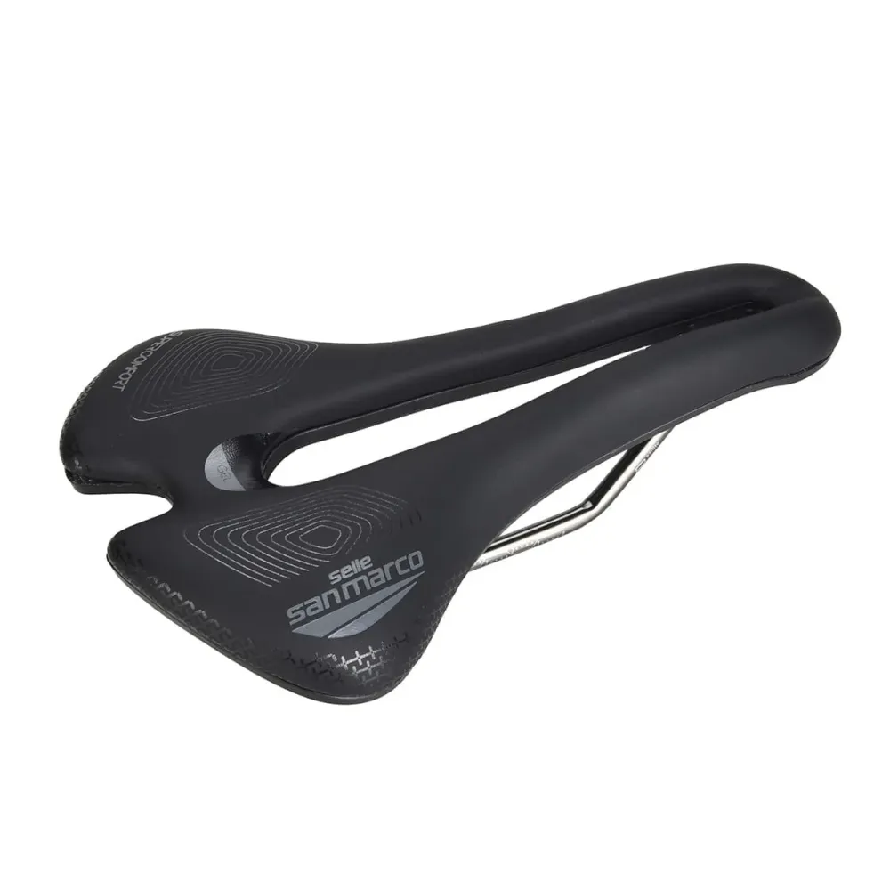 Szyny manganowe SAN MARCO APSIDE SHORT SUPERCOMFORT OPEN-FIT RACING SADDLE 149 mm
