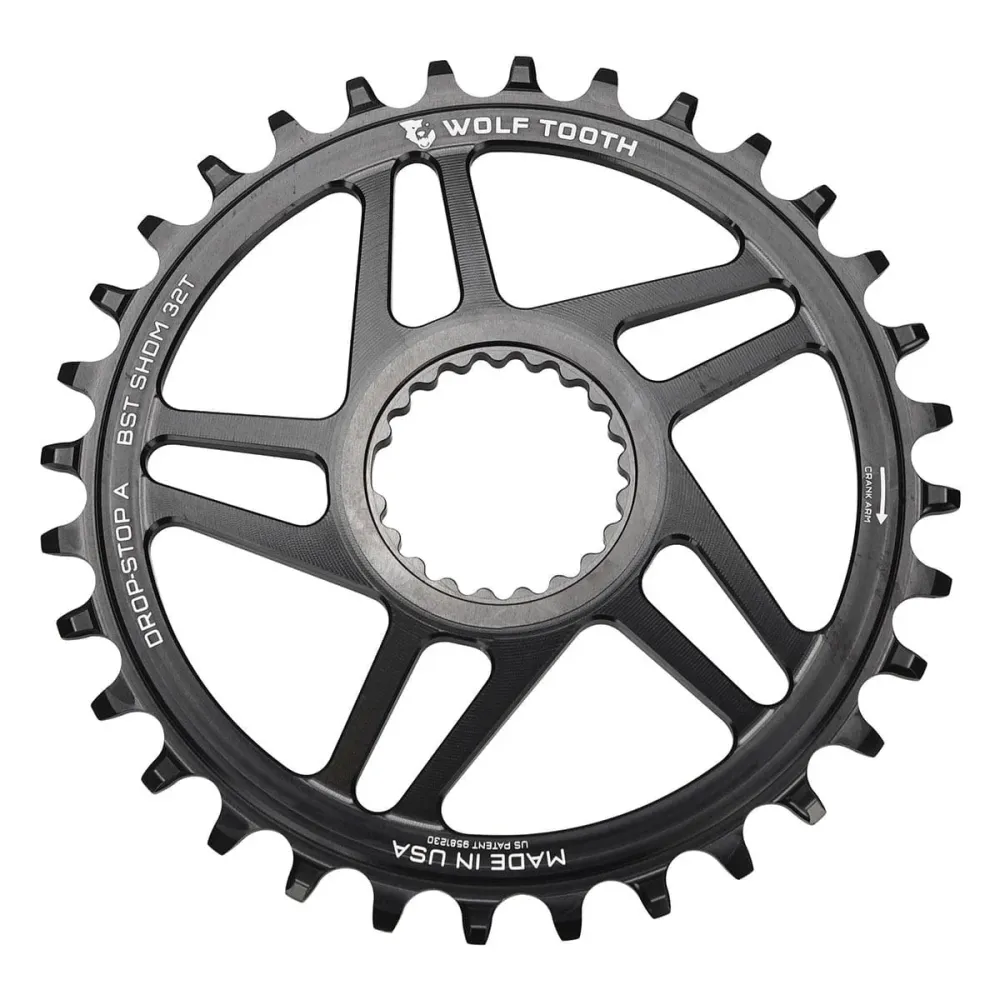 Tarcza łńcuchowa WOLF TOOTH BOOST 9/10/11/12V Shimano Direct Mount Offset 3mm Black Mono