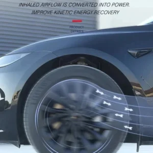 Tesla 3 Highland 18" Pełne felgi srebrne sportowe w stylu kołpaków