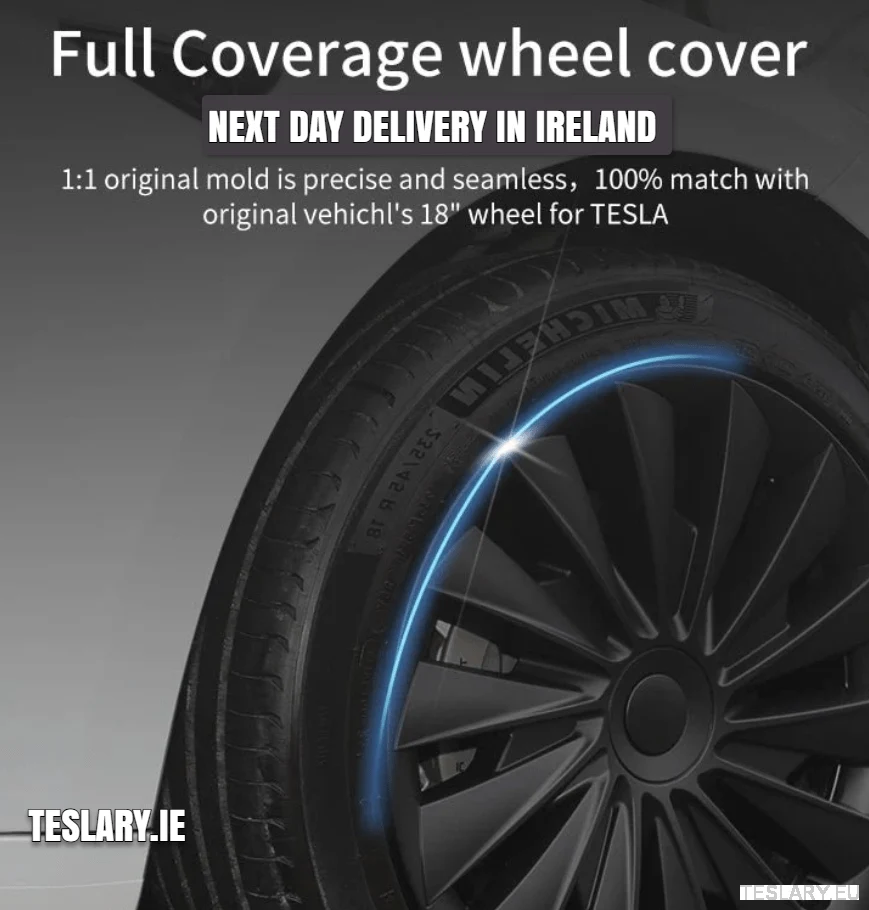 Tesla Model 3+ Highland 18" Osłony kół Blade Style - matowa czerń