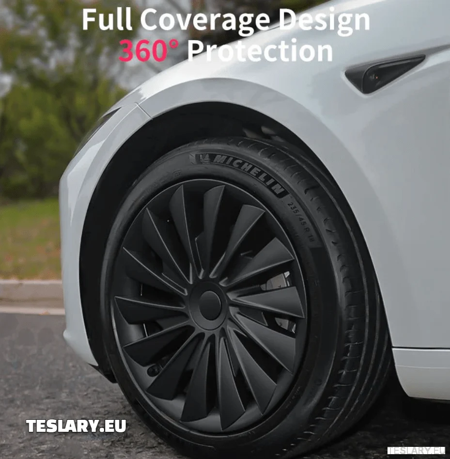 Tesla Model 3+ Highland 18" Osłony kół Blade Style - matowa czerń