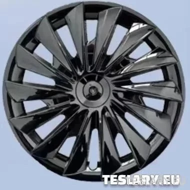 18" Tesla Model 3+ Highland Performance Induction Style Kołpaki na koł - połyskliwa czerń