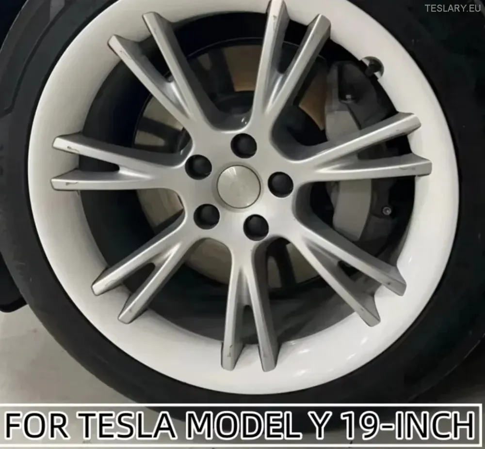 Tesla Model Y 19" Osłony ochronne na felgi Gemini (srebrne)
