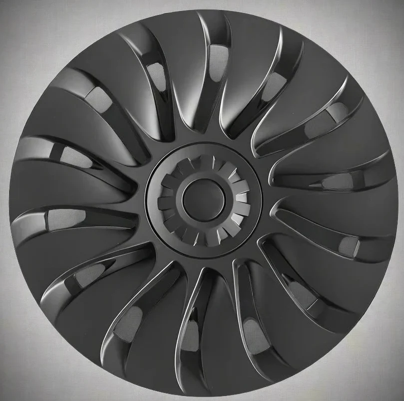 Tesla Model Y 19" Pełne pokrycie Storm Wheel Covers - Gun Metal Grey