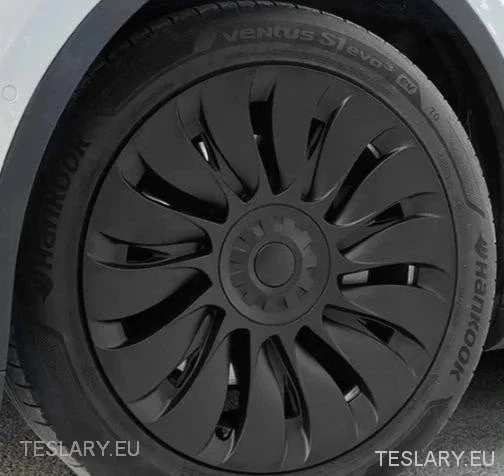 Tesla Model Y 19" Pełne pokrycie Storm Wheel Covers - Gun Metal Grey