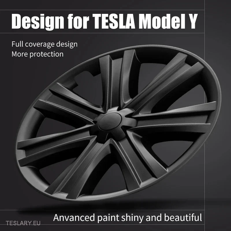 Tesla Model Y 19" Piasty kół z pełną osłoną typu Blade Style