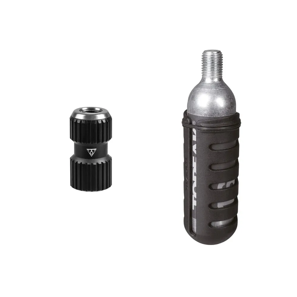 TOPEAK NANO AIRBOOSTER CO2 nasadka udarowa + nabój CO2