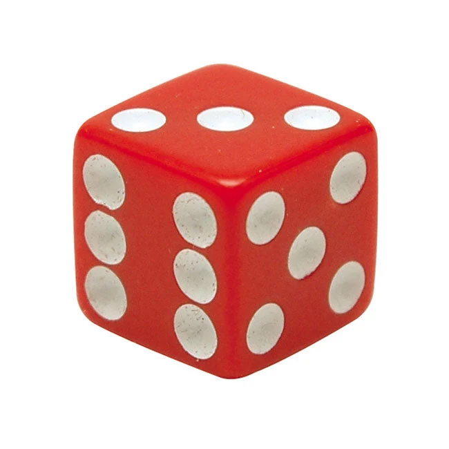 Trik Tropz Valve Stem Caps Dice Red