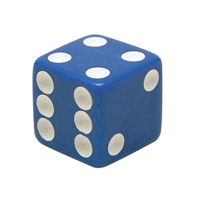 Trik Tropz Valve Stem Caps Dice Blue