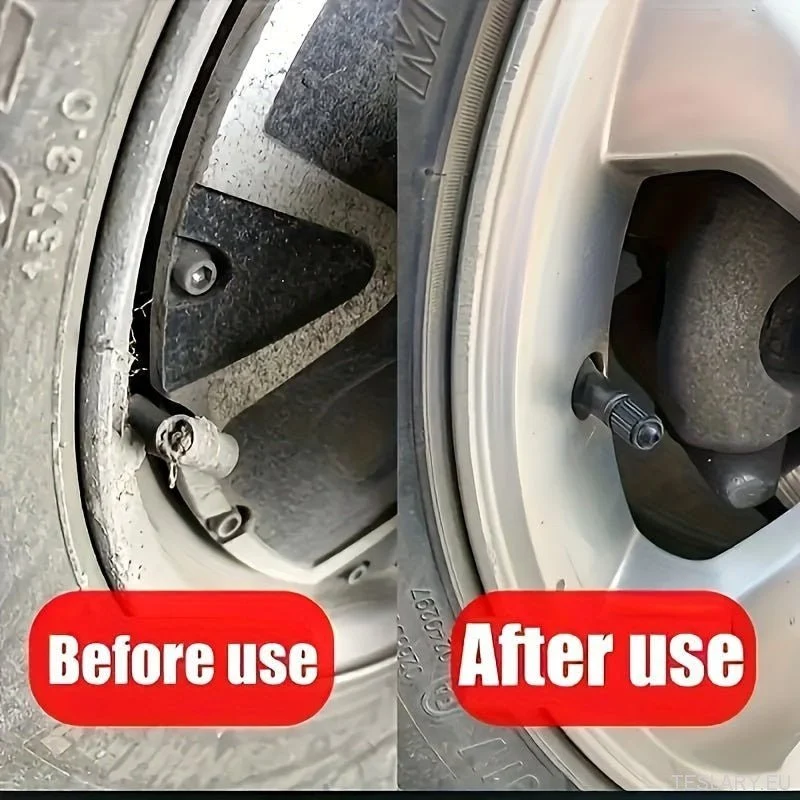 Uniwersalne czapki zaworu opon, czarne PVC, mocne uszczelnienie, dla Tesli, BYD, MG, Kia i prawie wszystkich innych EV