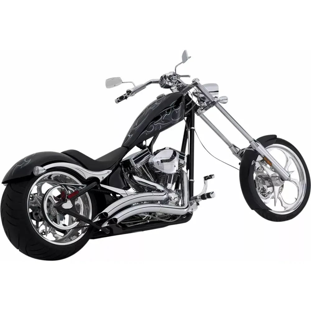 Vance & Hines Chromowany wydech Big Radius dla psów rasy Big Dog