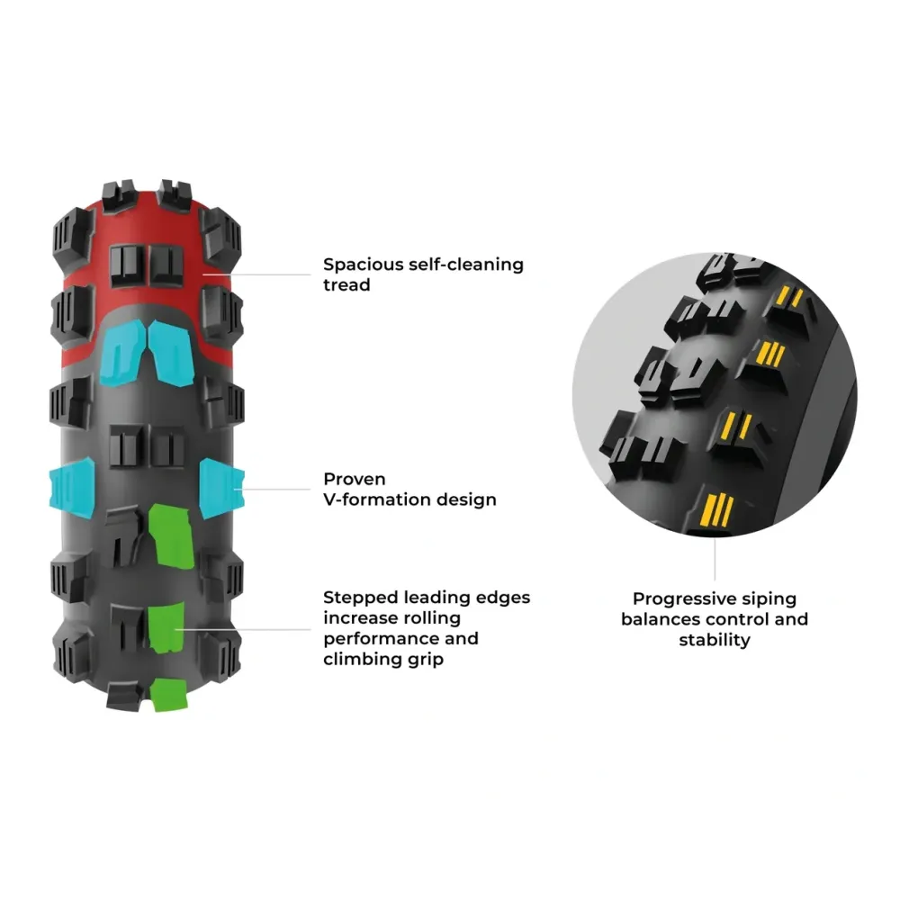VITTORIA MAZZA TRAIL 29x2.60 4C Graphene 2.0 Tubeless Ready Miękka opona w kolorze czarnym
