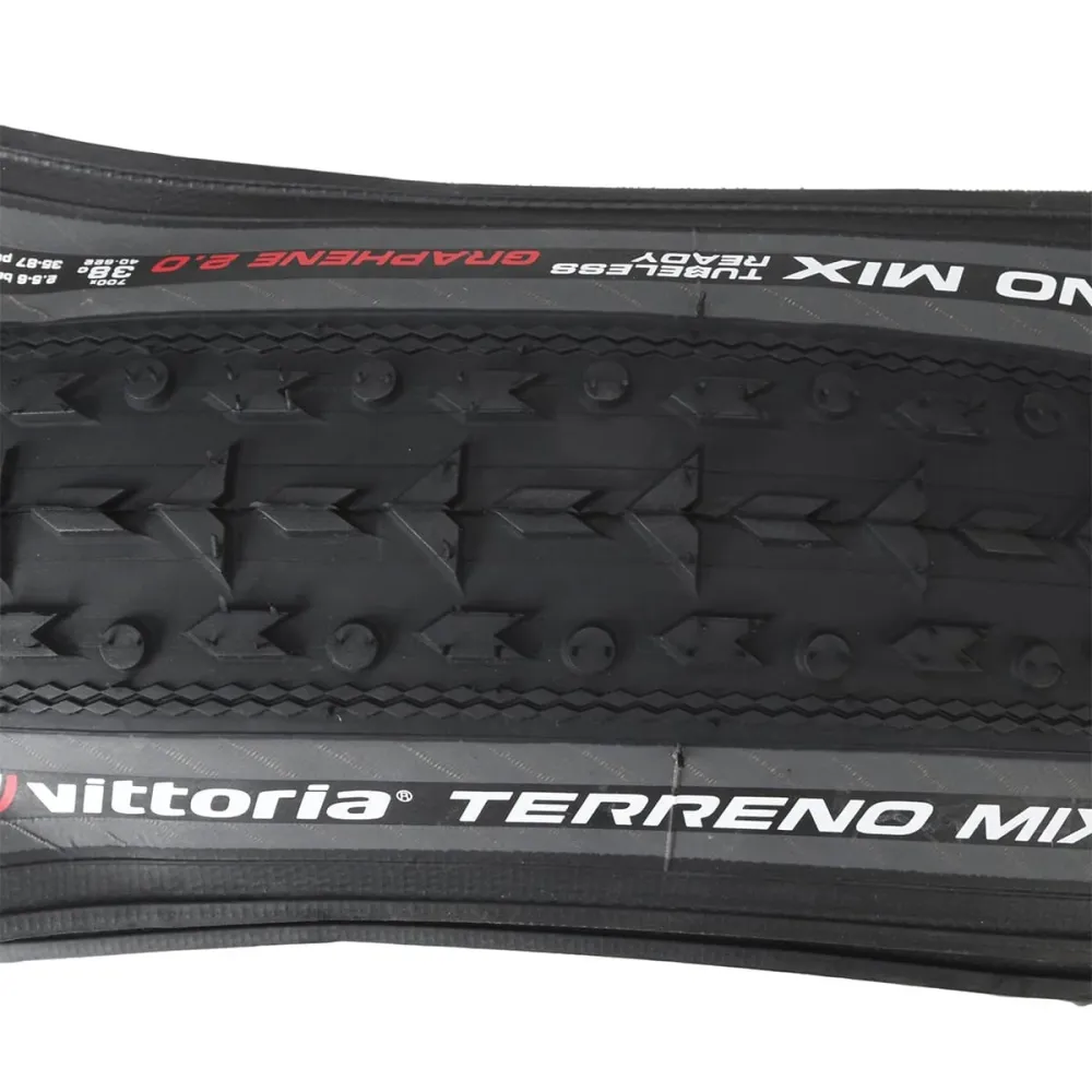 VITTORIA TERRENO MIX GRAVEL ENDURANCE Graphene G2.0 700x40c Opona bezdętkowa szara