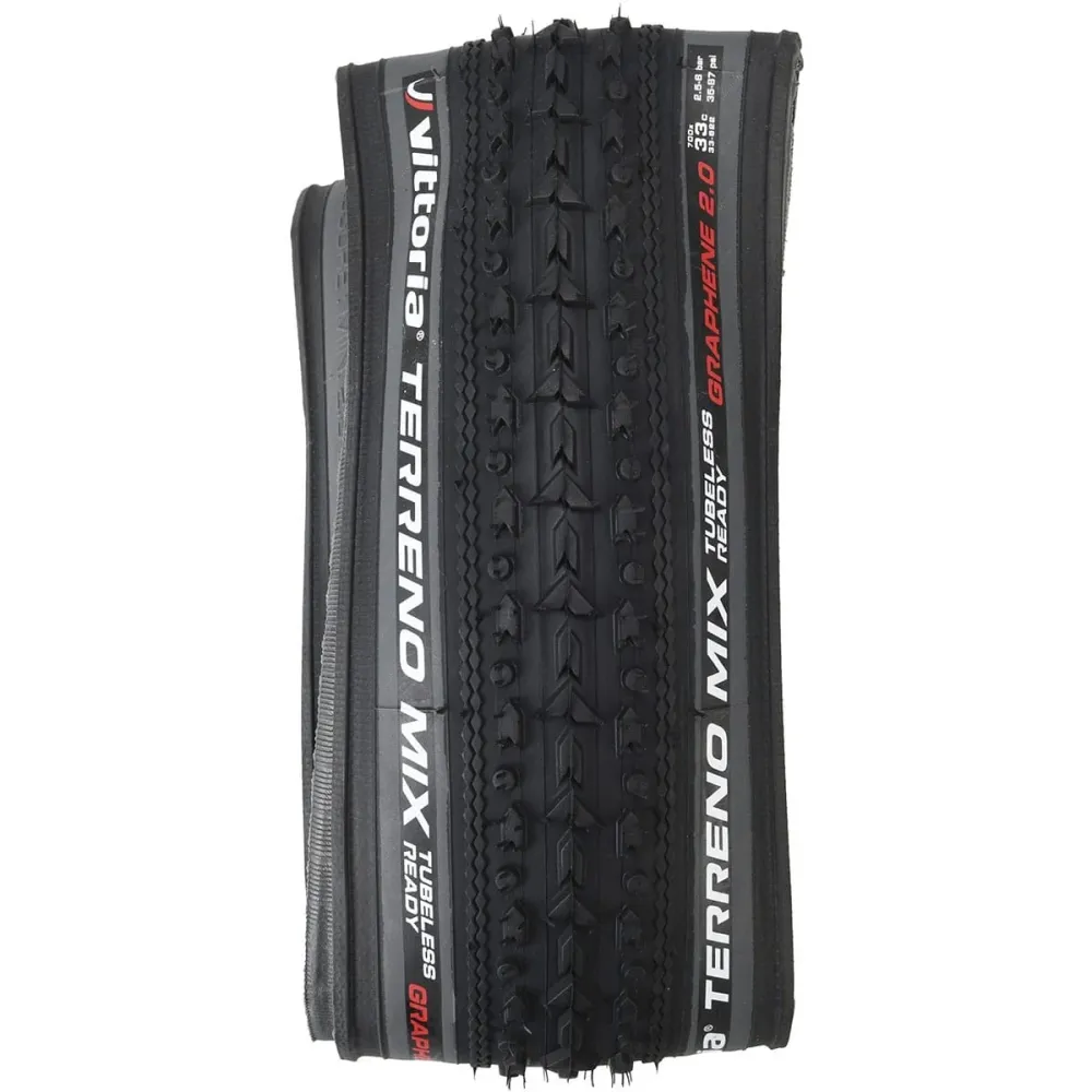 VITTORIA TERRENO MIX GRAVEL ENDURANCE Graphene G2.0 700x33c Opona bezdętkowa szara