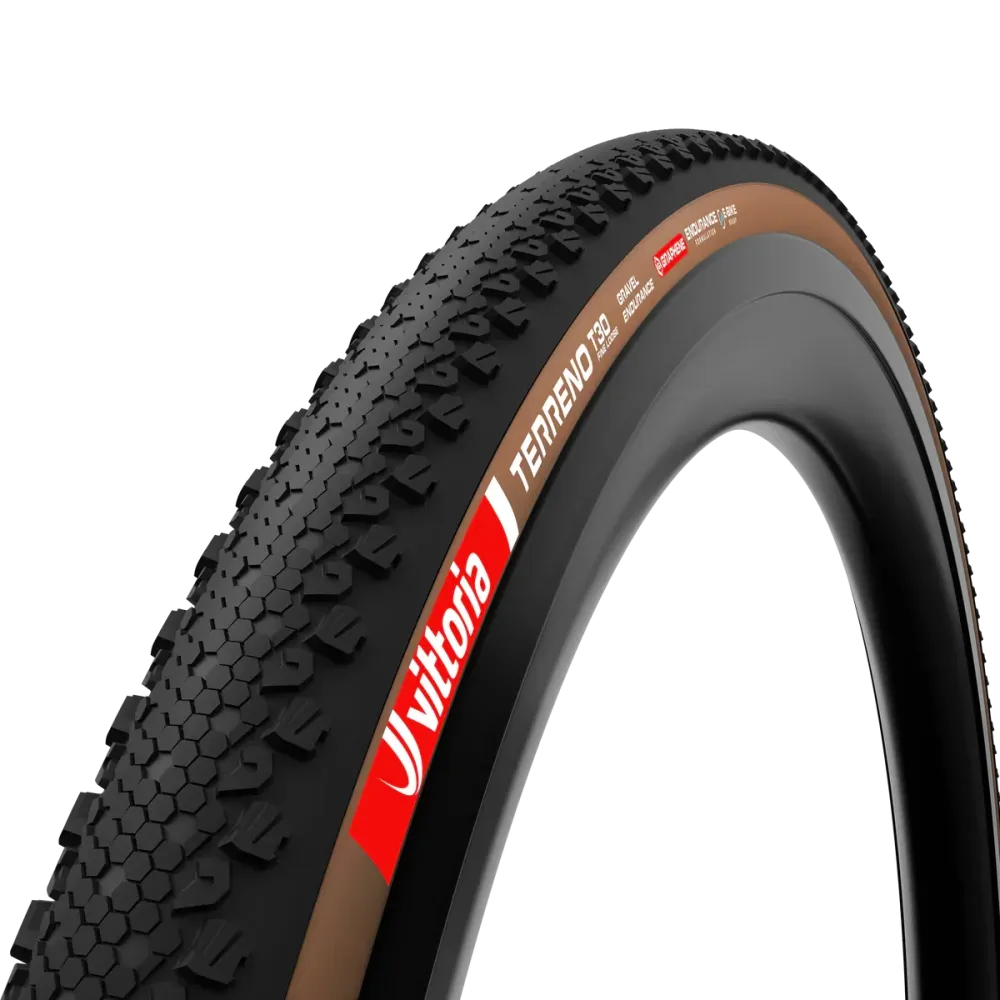 VITTORIA TERRENO T30 FINE LOOSE Gravel Endurance 700x45c Tubeless Ready Opona miękka brązowa