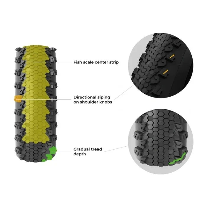 VITTORIA TERRENO T30 FINE LOOSE Gravel Endurance 700x40c Tubeless Ready Opona miękka brązowa
