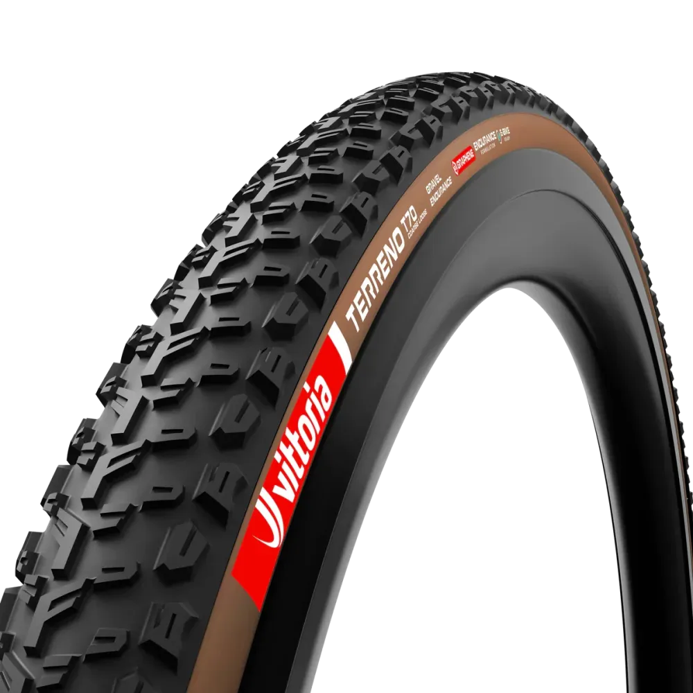 VITTORIA TERRENO T70 COARSE LOOSE Gravel Endurance 700x40c Tubeless Ready Opona miękka brązowa